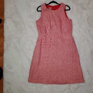 Anne Klein Red & White Dress Size12